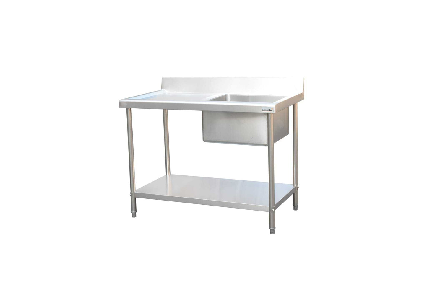 Stainless Steel Right Drainer Sink - 120cm/48"