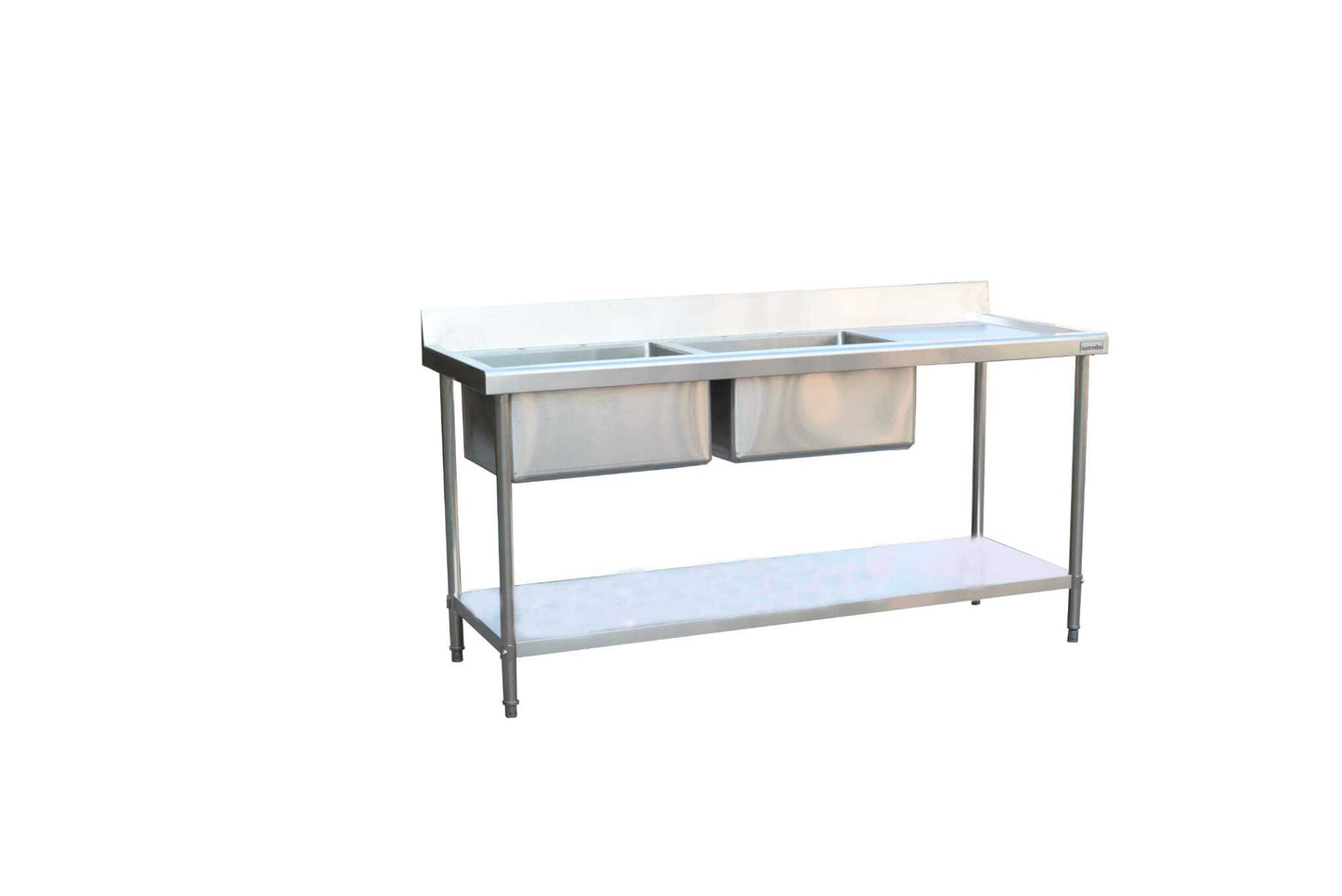 Stainless Steel Right Drainer Sink - 180cm/71"