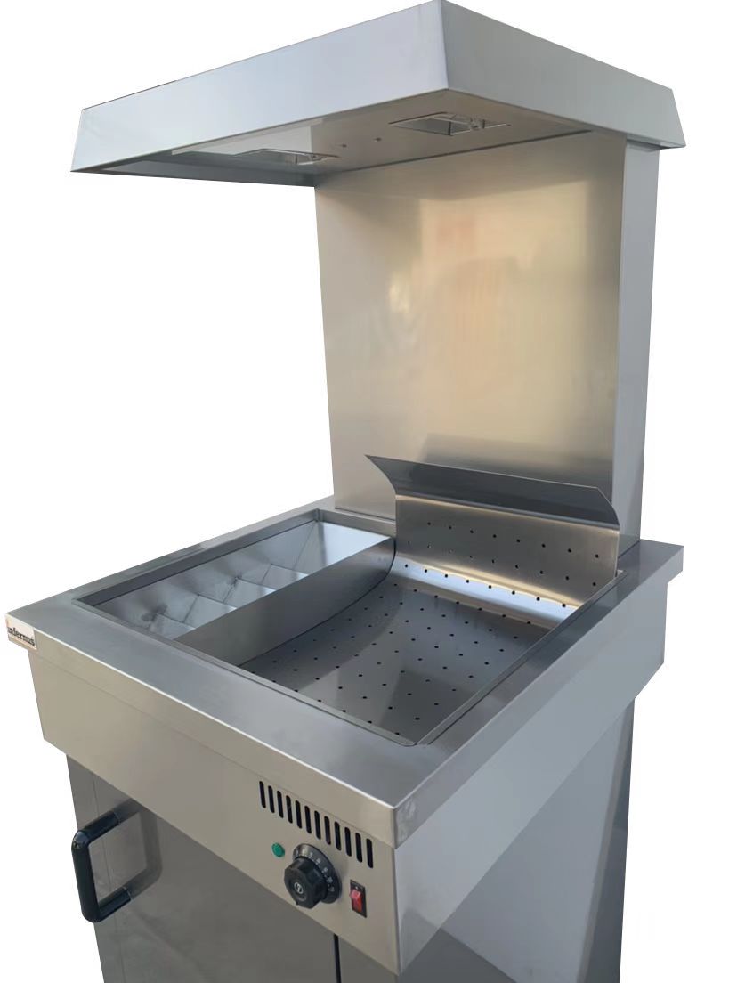 Infernus Chip Scuttle – Heated Chip Dump with Overhead Light & Storage (13amp Plug)