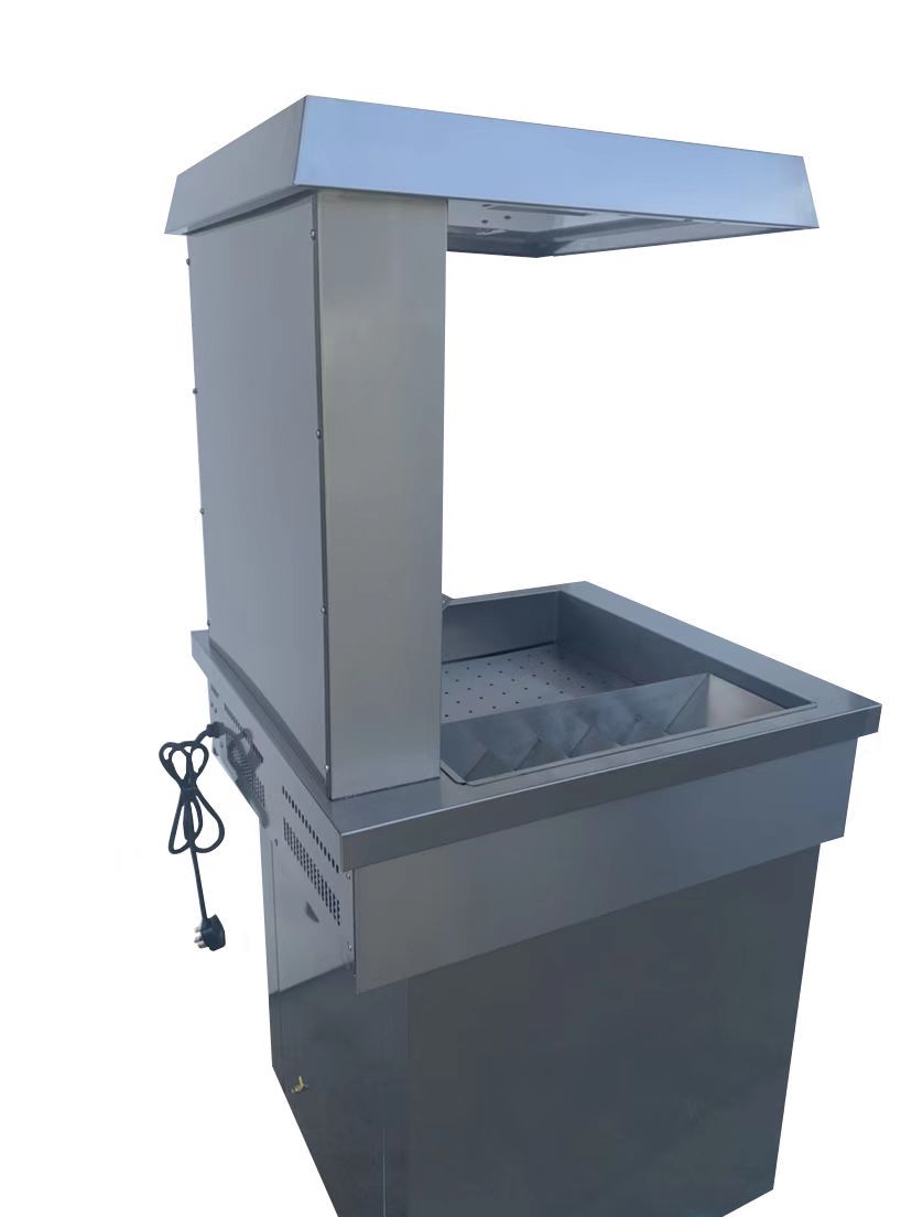 Infernus Chip Scuttle – Heated Chip Dump with Overhead Light & Storage (13amp Plug)