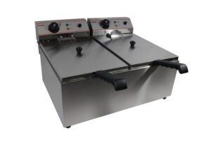 Infernus INEF-172L Commercial 17L Twin Tank Electric Fryer 6kW (2 x 13A Plugs)