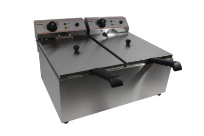 Infernus Countertop Electric Twin Tank Fryer - 2 x 17L