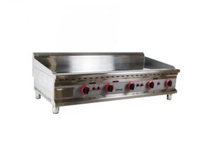 Infernus INF-120GGC Commercial 120cm Chrome Gas Griddle 15mm Plate 15kW (LPG / NG)