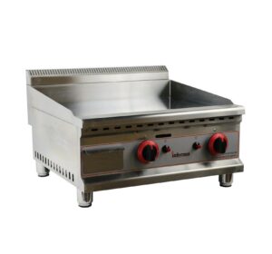 Infernus INF-50GG Commercial 50cm Steel Gas Griddle 12mm Plate 6kW (LPG / NG)