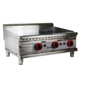 Infernus INF-75GG Commercial 75cm Steel Gas Griddle 12mm Plate 9kW (LPG / NG)