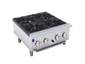 Infernus INF-GB4 Commercial 4 Burner Gas Hob Hotplate Cooker 28kW (NG / LPG)