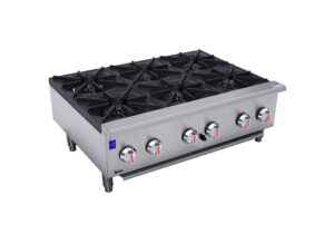 Infernus INF-GB6 Commercial 6 Burner Gas Hob Hotplate Cooker 42kW (NG / LPG)