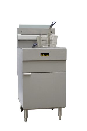 Infernus INF-005 Commercial 5 Burner Freestanding Gas Fryer 37L 44kW (NG / LPG)
