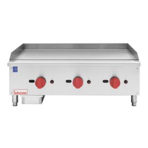 Infernus INF-9020GG Commercial 90cm Heavy Duty Gas Griddle 20mm Plate 22.5kW