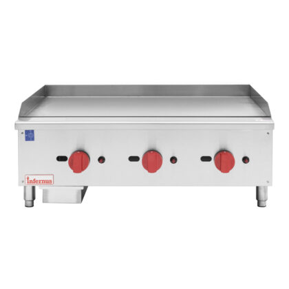 Infernus 3 Burner Heavy Duty 20mm Plate Gas Griddle - 90cm/36"