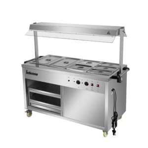 Heated Display Hot Cupboard With Light 155.5cm