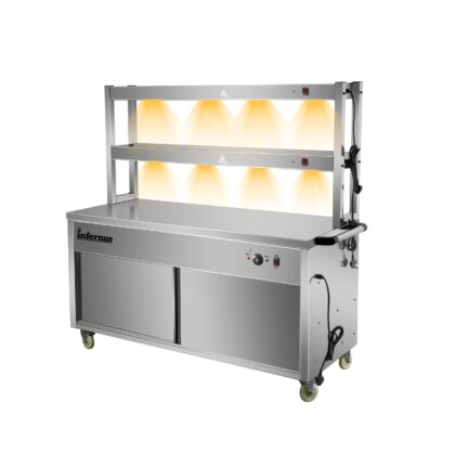 Heated Display Hot Cupboard & Gantry- 150cm