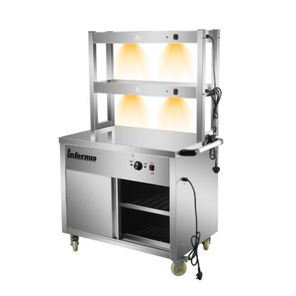 Heated Display Hot Cupboard & Gantry- 90cm