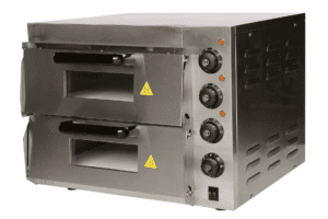 Infernus INF-HEP216 Commercial Twin Deck Stone Pizza Oven 3kW (13A) 400mm