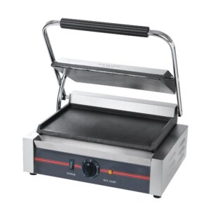 Infernus INF-PGMB Commercial Double Panini Grill Smooth Plates 2.2kW (13A)
