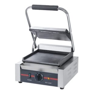 Infernus INF-PGSC Commercial Single Contact Panini Grill Smooth Plates 1.8kW (13A)