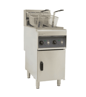 Infernus INF-EF10L2 Commercial Freestanding Twin Tank Electric Fryer 2x 10L 12kW