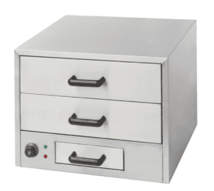 Infernus INF-2DB Commercial 2-Drawer Bun Warmer Humidified Holding Cabinet 1kW (13A)