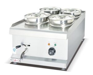 Infernus INF-4D Commercial 4 Pot Electric Wet Well Bain Marie 2.2kW (13A)