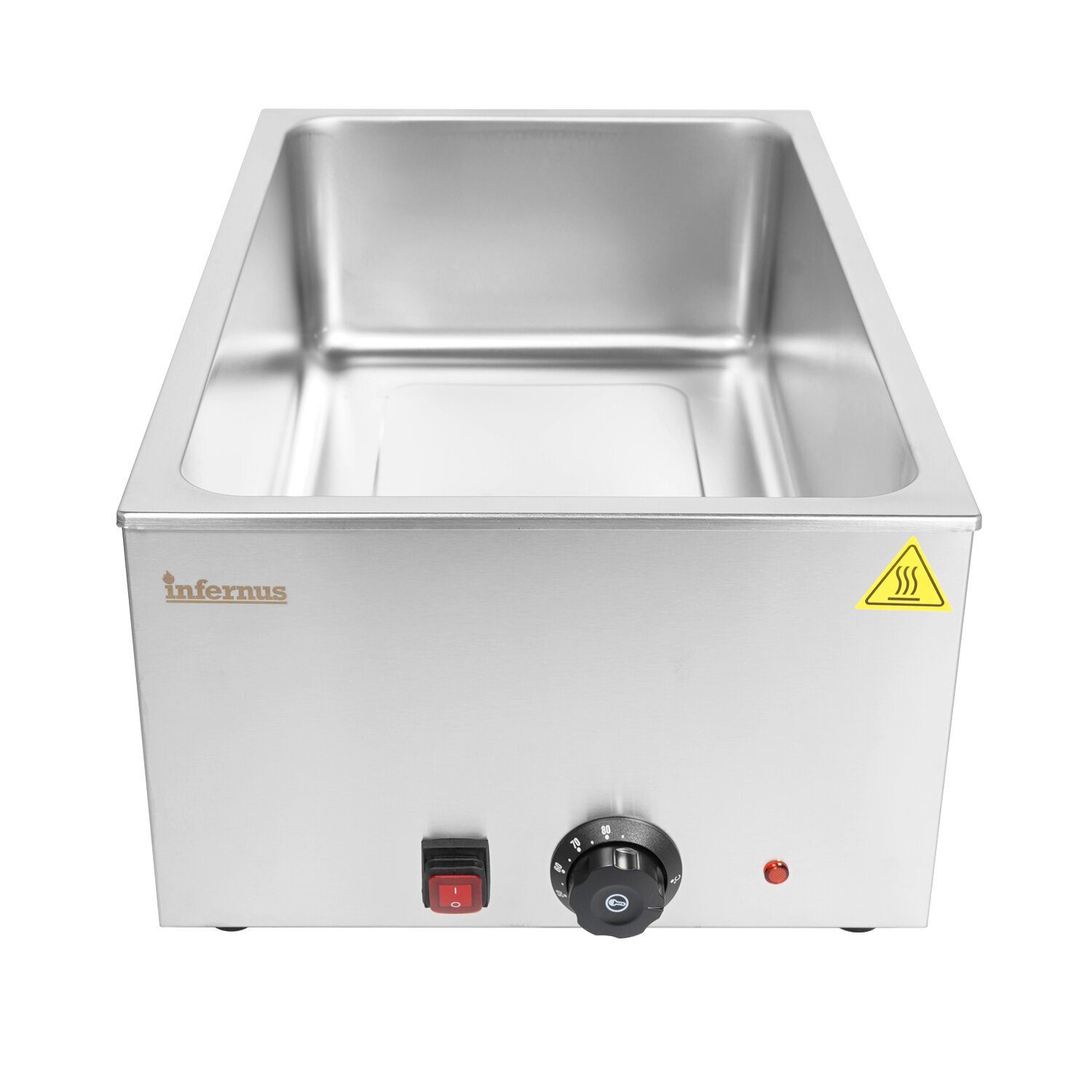 Infernus INF-BM Commercial Wet Heat Bain Marie GN 1/1 1.2kW (13A Plug) - Image 3