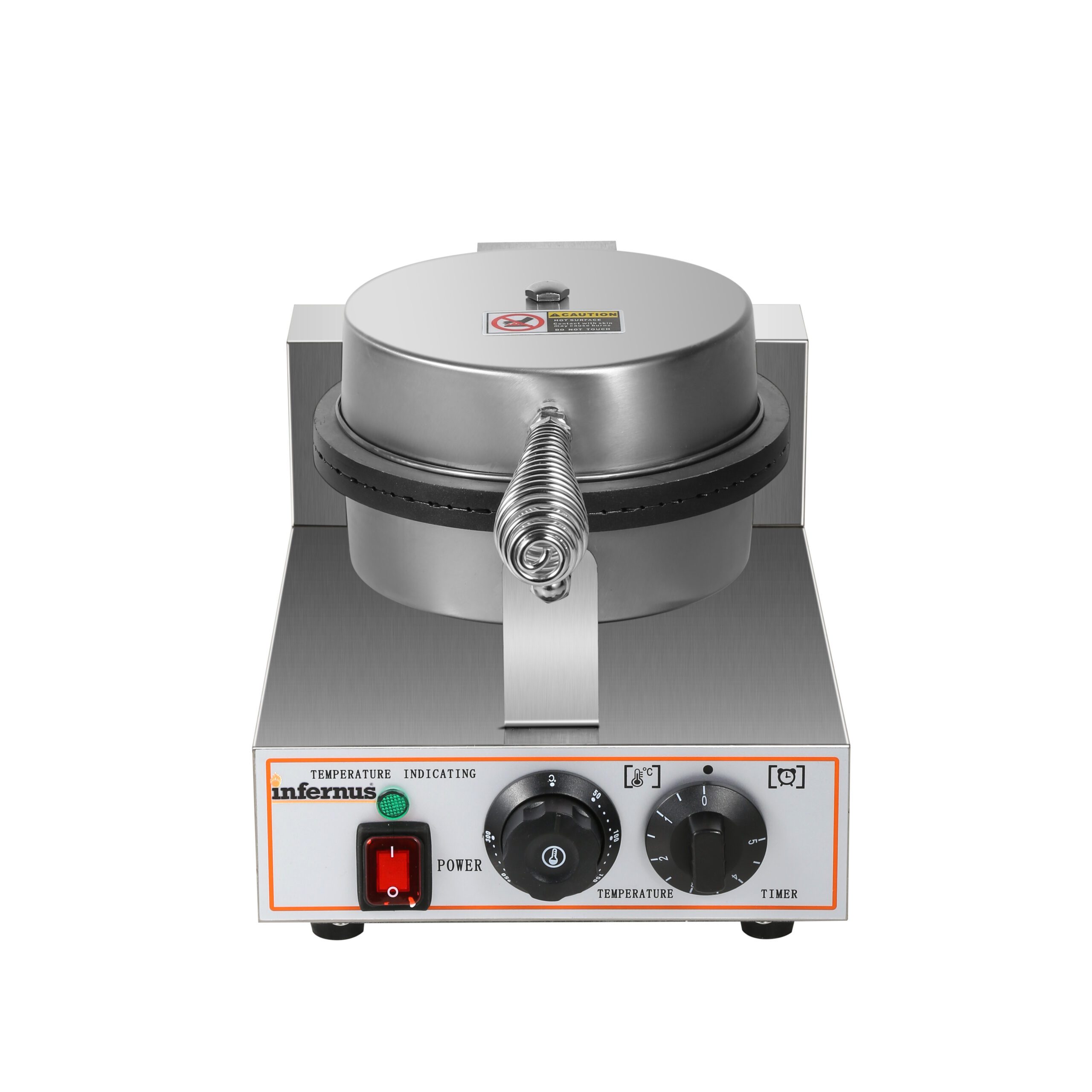 Infernus CB1 Commercial Waffle Cone Maker Baker 1kW with Mandrel (13A) - Image 3