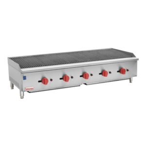 Infernus 5 Burner Gas Radiant Charbroiler / Chargrill – 60″
