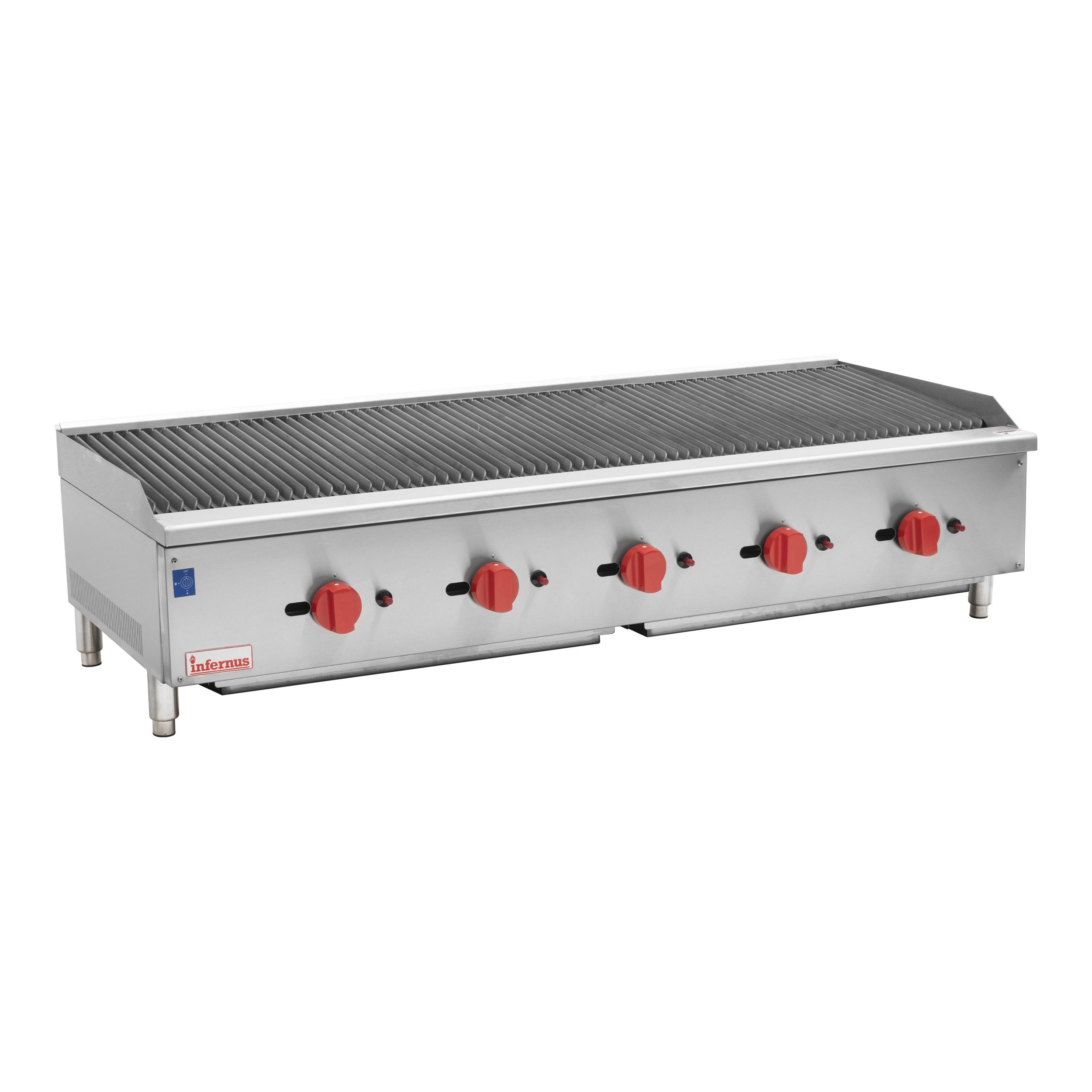 Infernus 5 Burner Gas Radiant Charbroiler / Chargrill – 60″