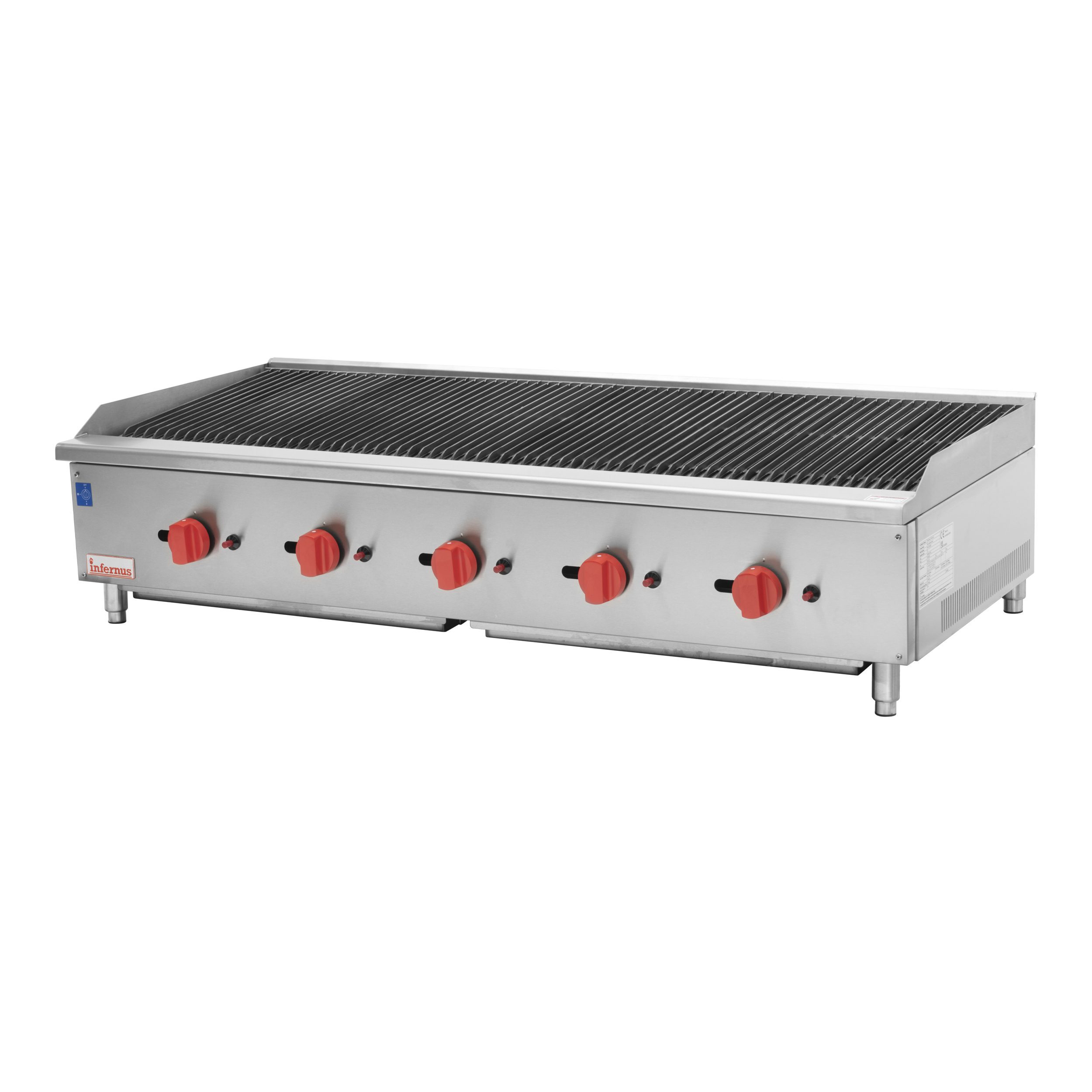 Infernus 5 Burner Gas Radiant Charbroiler / Chargrill – 60″ - Image 7