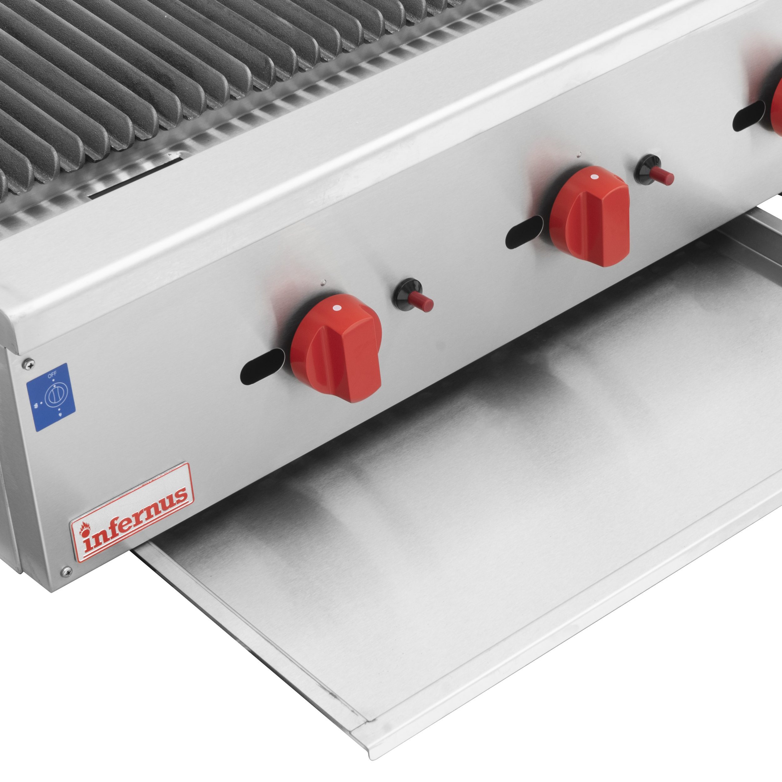 Infernus 5 Burner Gas Radiant Charbroiler / Chargrill – 60″ - Image 3