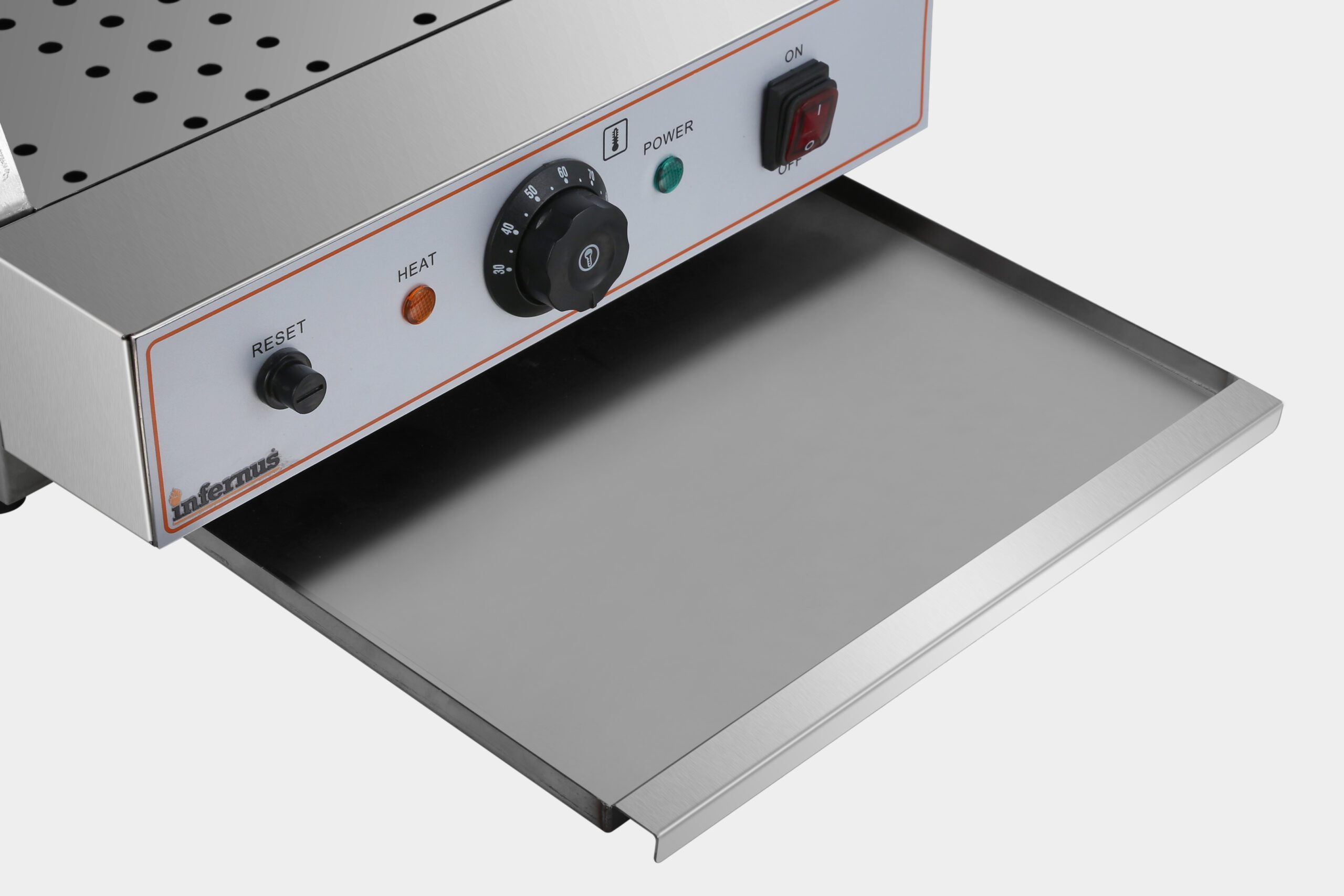 Infernus INF-CW2 Countertop Chip Scuttle – Top & Bottom Heated - Image 8