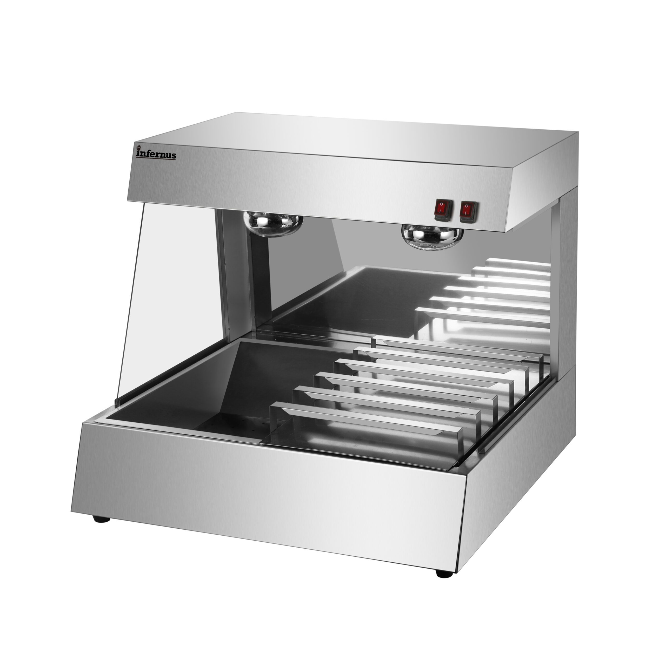 Infernus Chip Scuttle KCW8 – Commercial Countertop Chip Warmer - Image 4