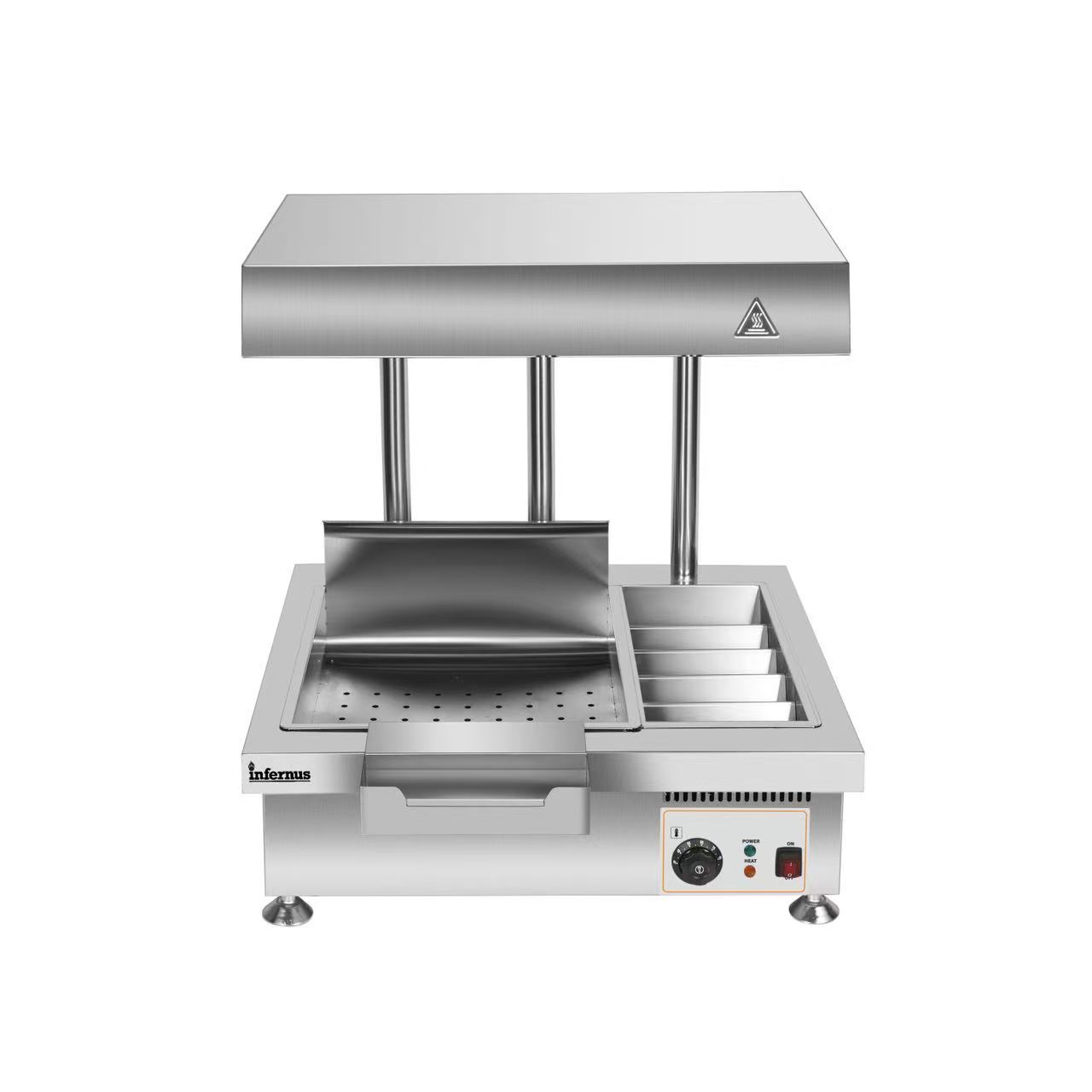 Infernus Chip Scuttle with Bagging Station INF-F1T1 – Commercial Chip Warmer - Image 5