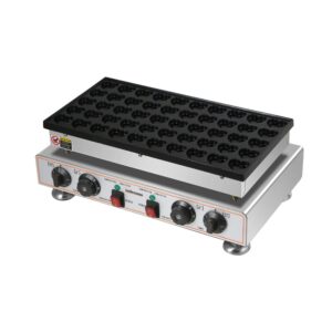 Infernus Commercial Double Heart Waffle Maker Large Plate 1.6kW (13A)