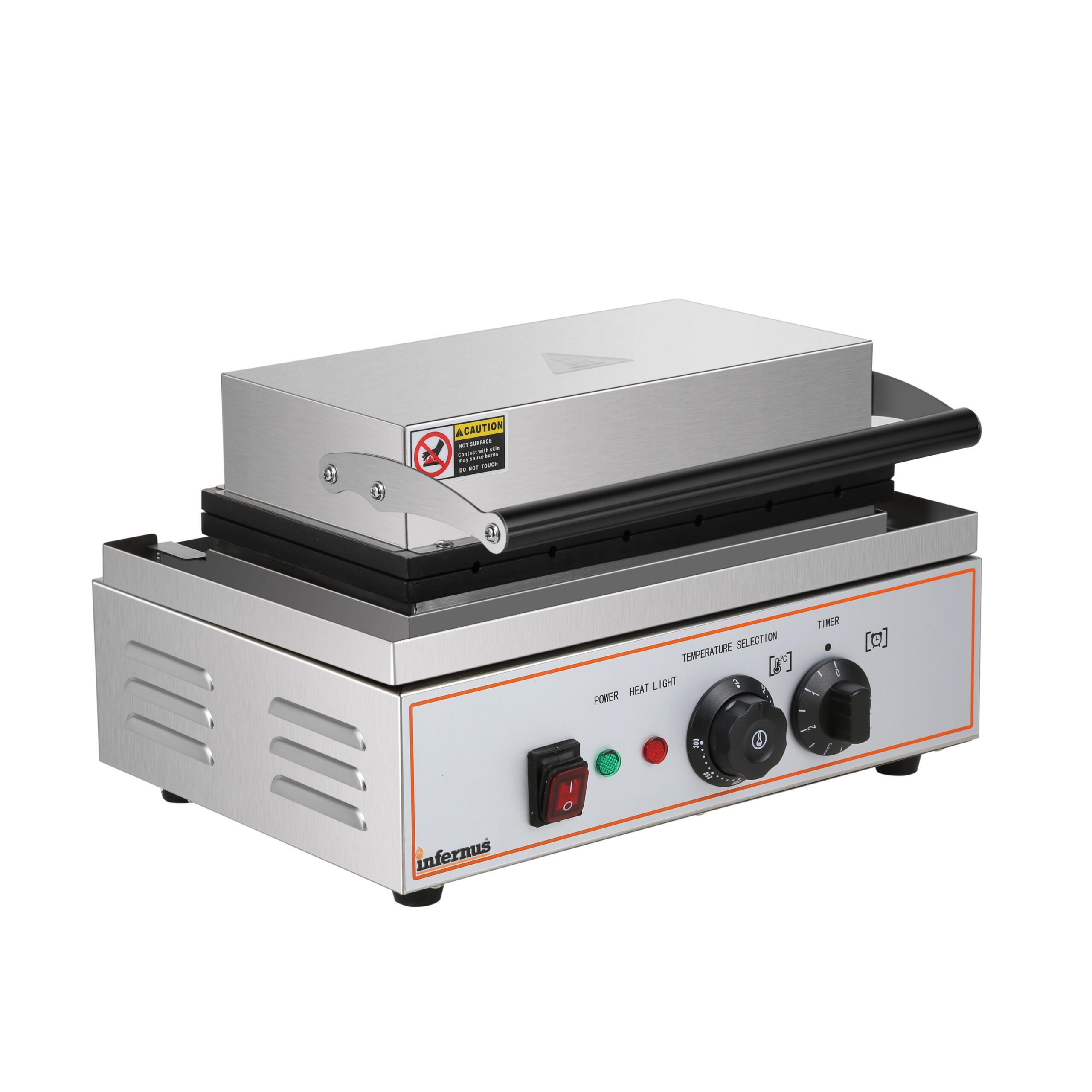 Infernus INF-KHD Commercial Corn & Hot Dog Waffle Maker 1.6kW (13A) - Image 4
