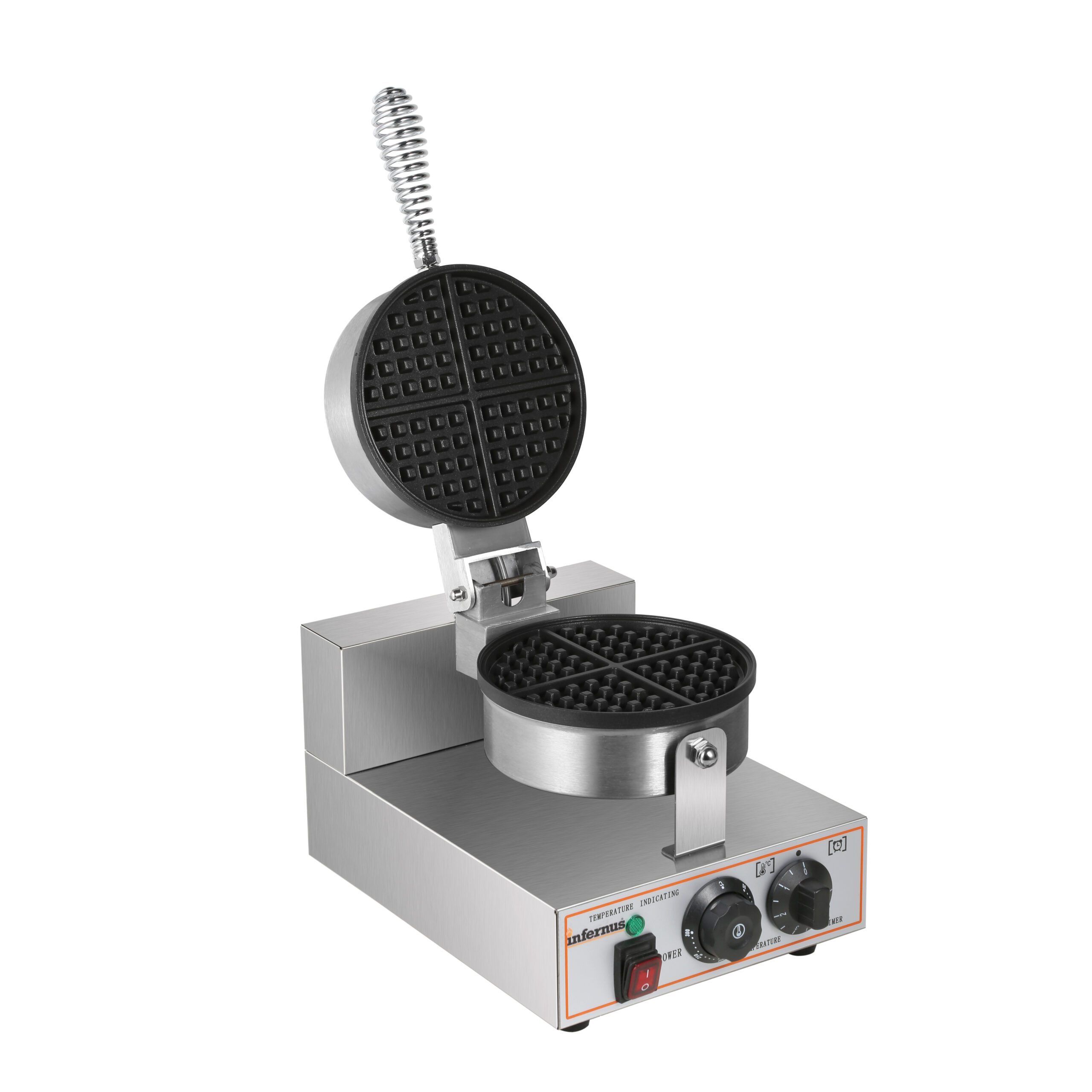 Infernus INF-WB1 Commercial Single Waffle Maker Baker 1kW (13A Plug) - Image 7