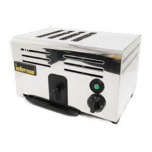 Infernus 4ATS-C Commercial 4 Slice Toaster Stainless Steel 1.98kW (13A)
