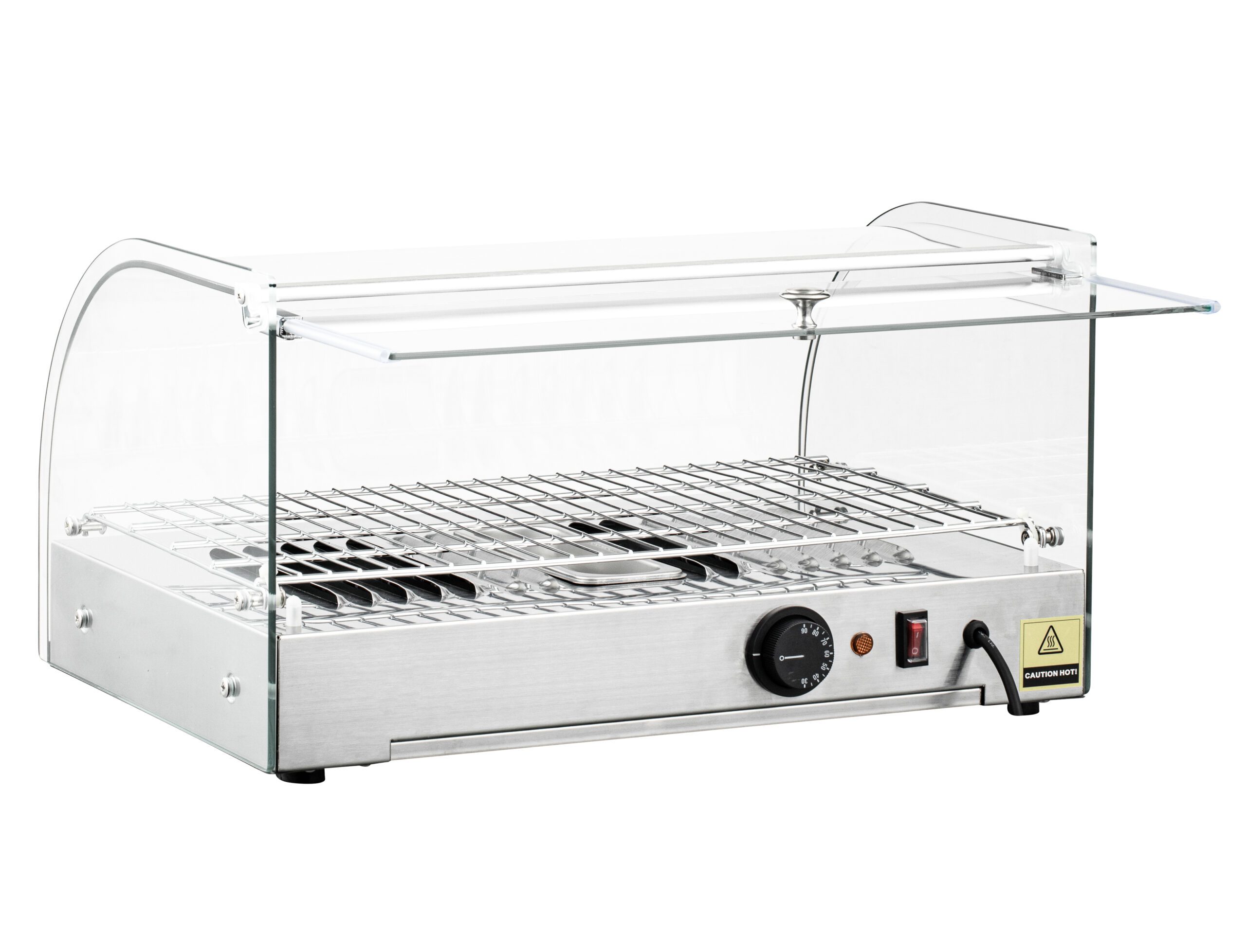 Infernus Single Shelf Counter Heated Display 25L - Curved - Image 2