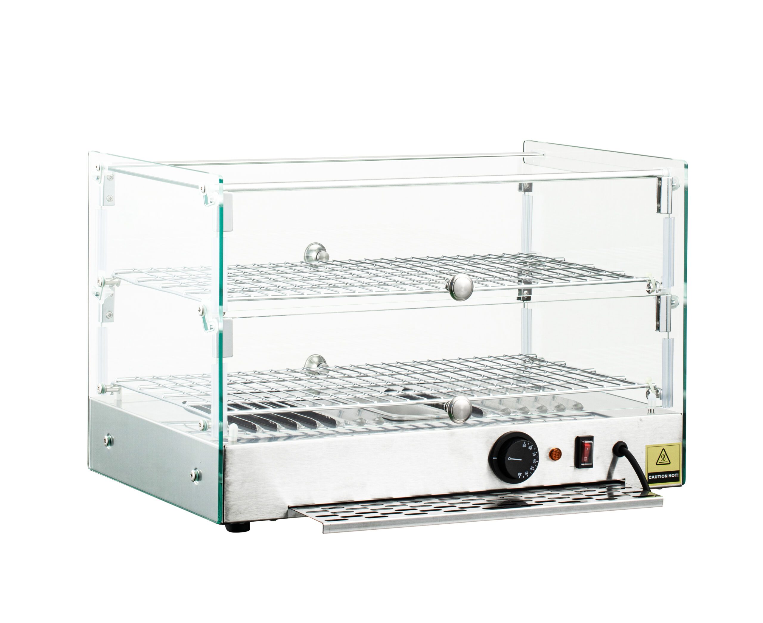 Infernus Double Shelf Counter Heated Display 50L - Squared - Image 2