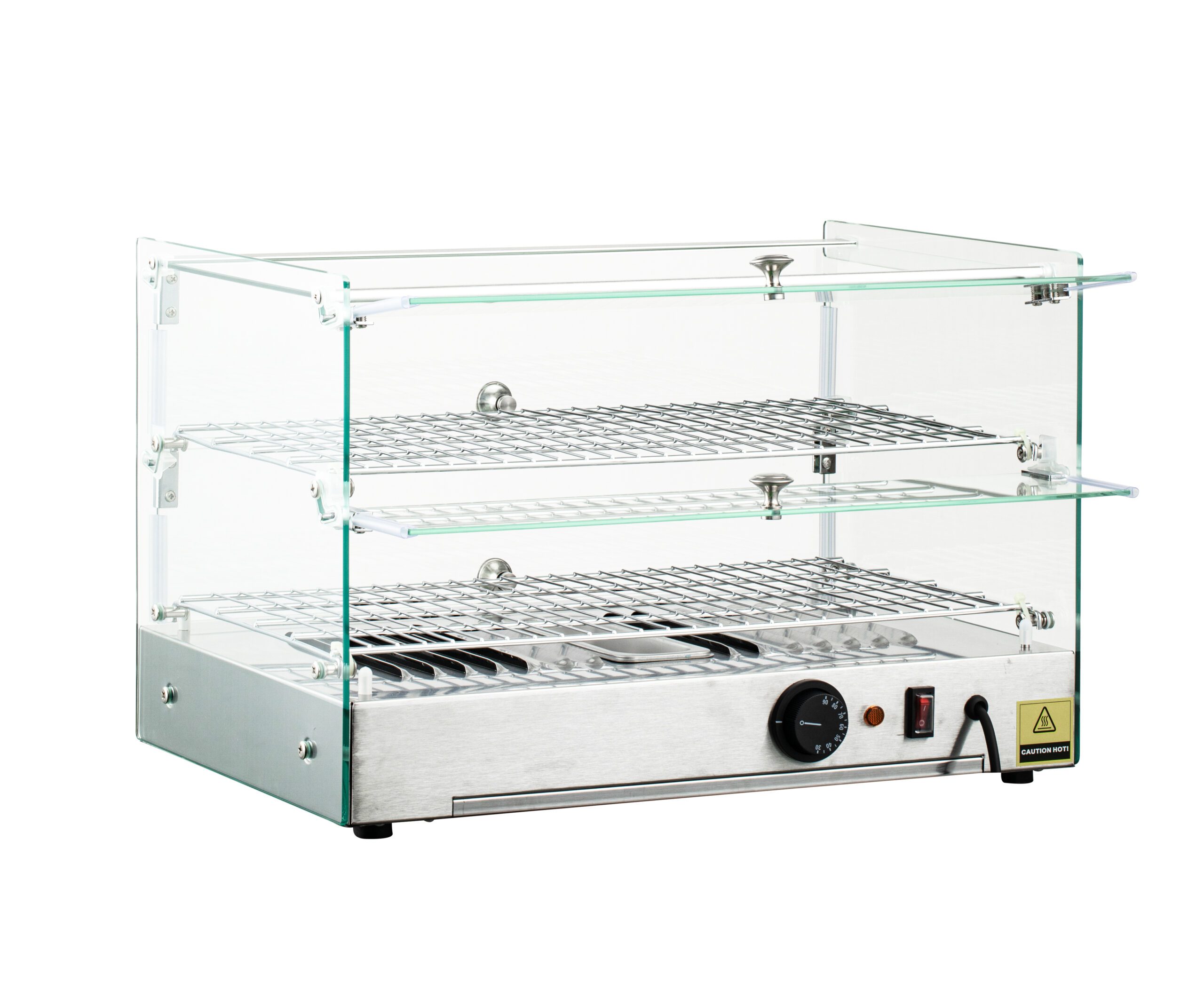 Infernus Double Shelf Counter Heated Display 50L - Squared - Image 3