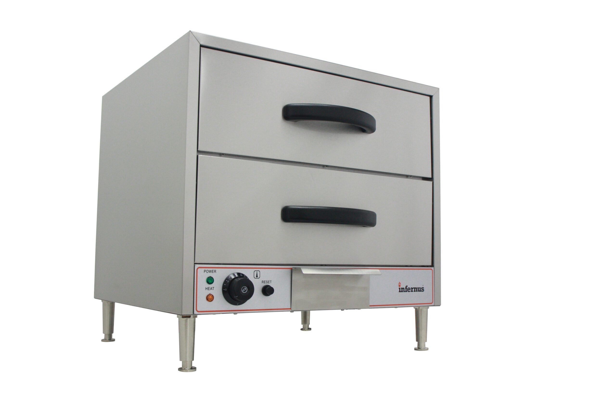 Infernus INF-WL2 Commercial 2 Drawer Warming Cabinet 1/1 GN 0.9kW (13A Plug) - Image 4