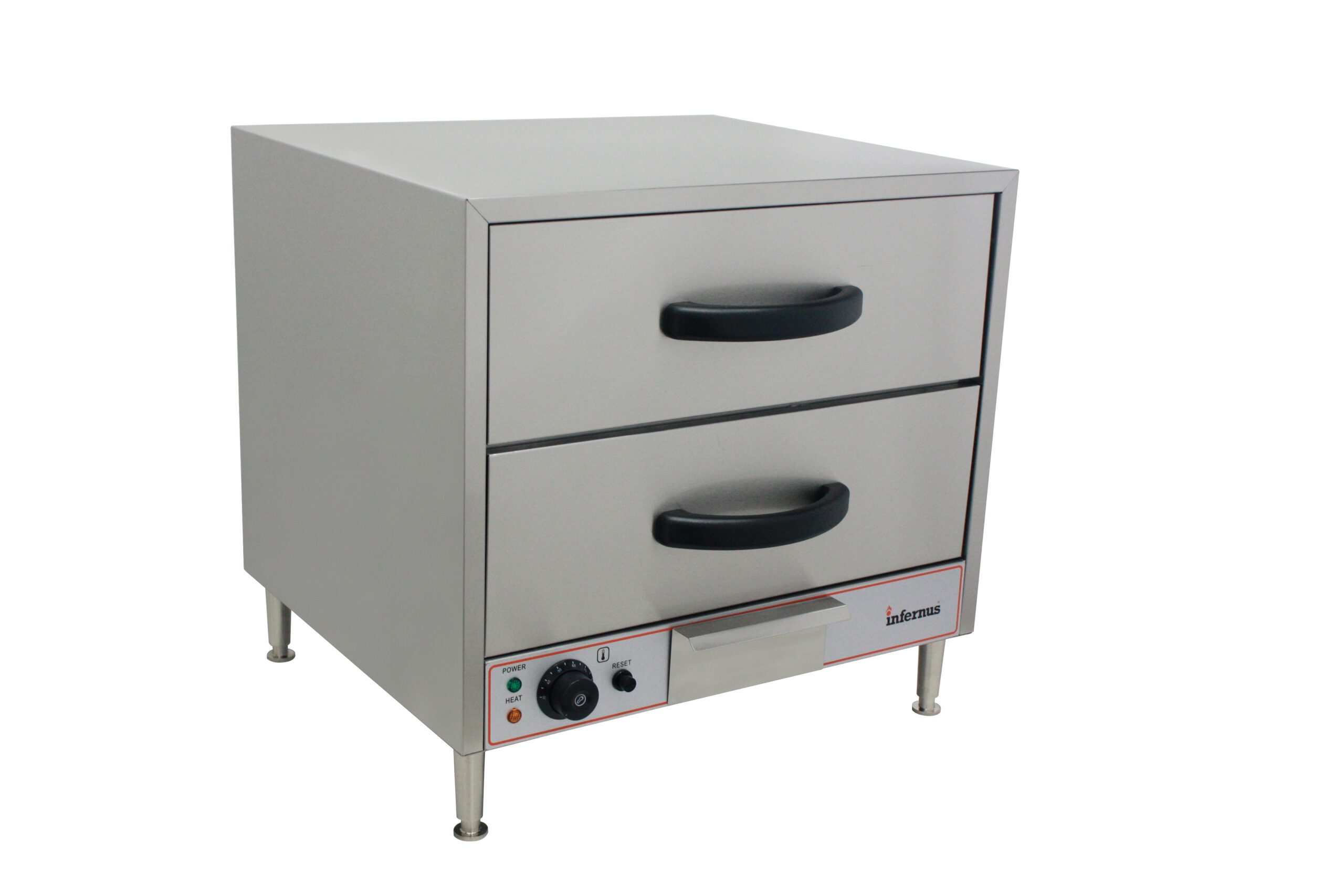 Infernus INF-WL2 Commercial 2 Drawer Warming Cabinet 1/1 GN 0.9kW (13A Plug) - Image 5