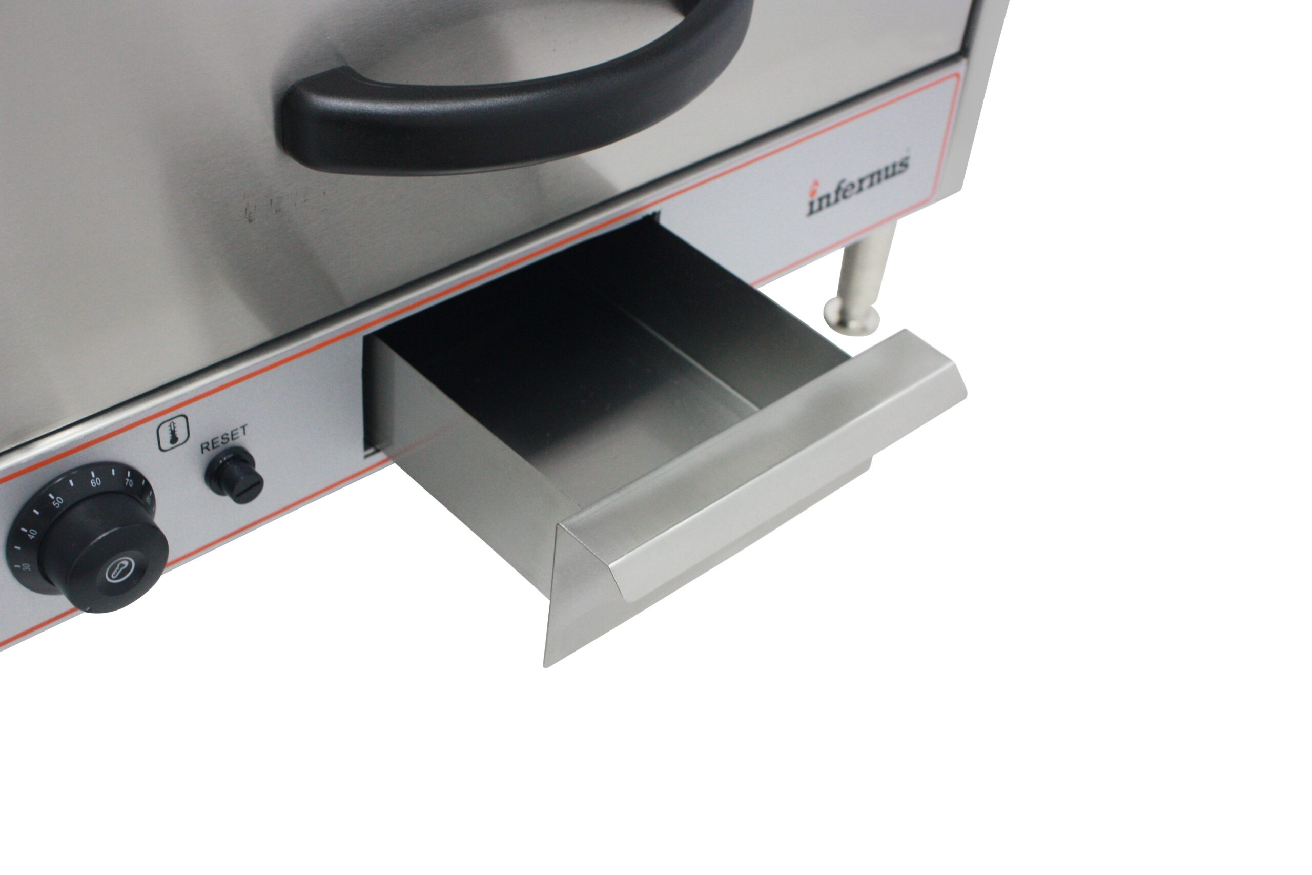 Infernus INF-WL2 Commercial 2 Drawer Warming Cabinet 1/1 GN 0.9kW (13A Plug) - Image 6