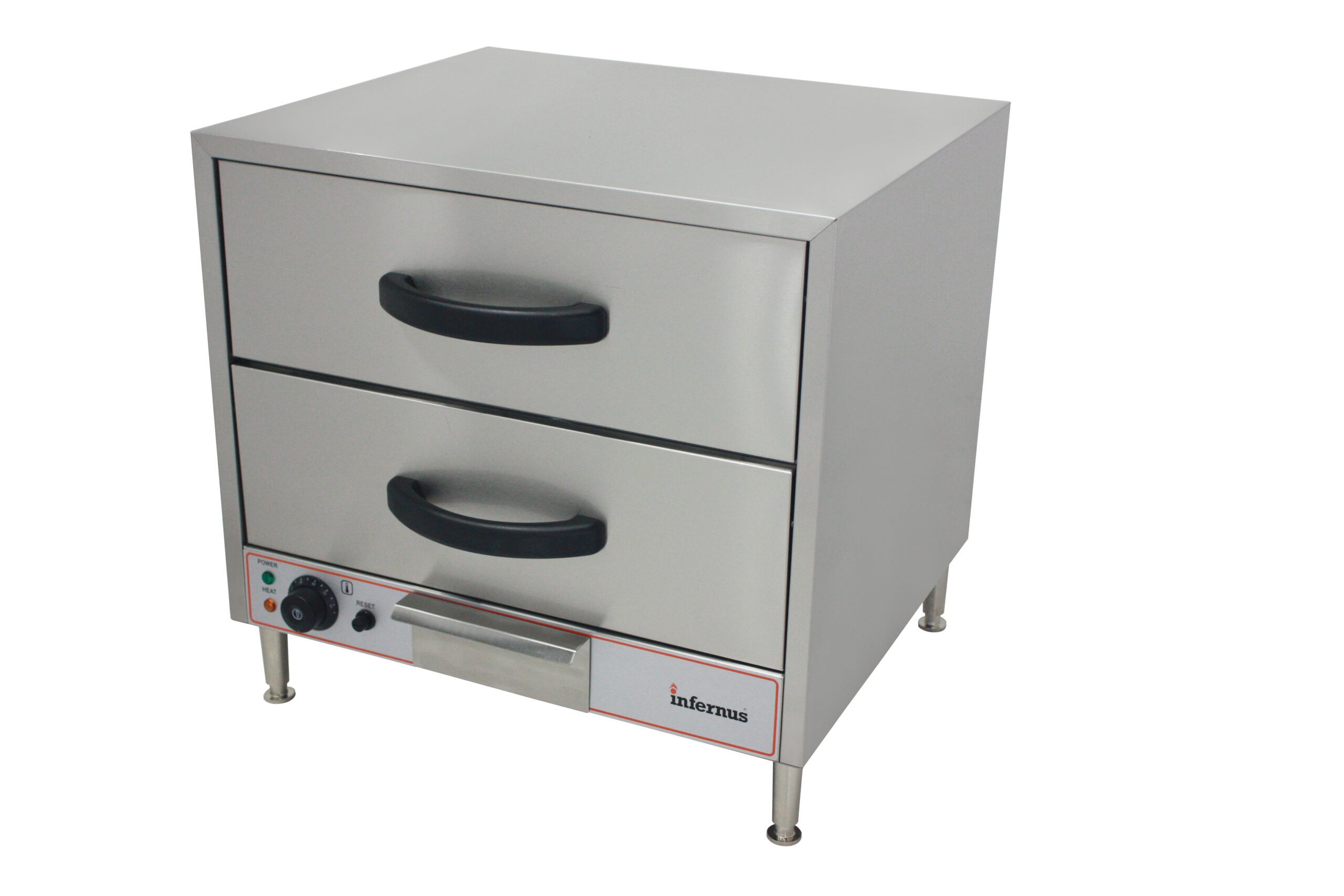 Infernus INF-WL2 Commercial 2 Drawer Warming Cabinet 1/1 GN 0.9kW (13A Plug) - Image 7