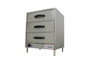 Infernus INF-WL3 Commercial 3 Drawer Warming Cabinet 1/1 GN 1.5kW (13A Plug)