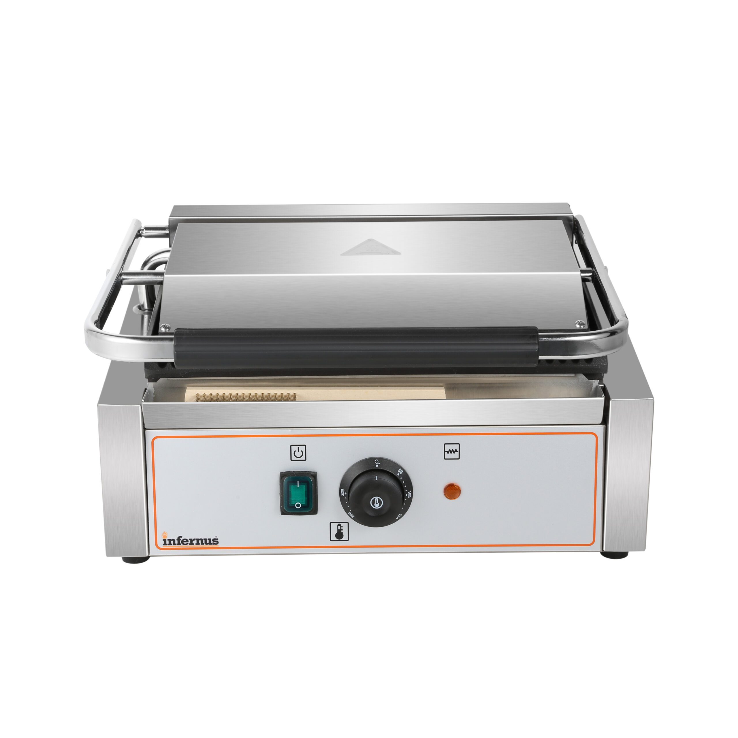 Infernus INEG-PGDSA Commercial Double Contact Panini Grill Ribbed 2.2kW (13A) - Image 5