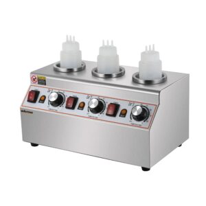 Infernus INF-SW3 Commercial Triple Bottle Sauce Warmer 1500W (13A Plug)