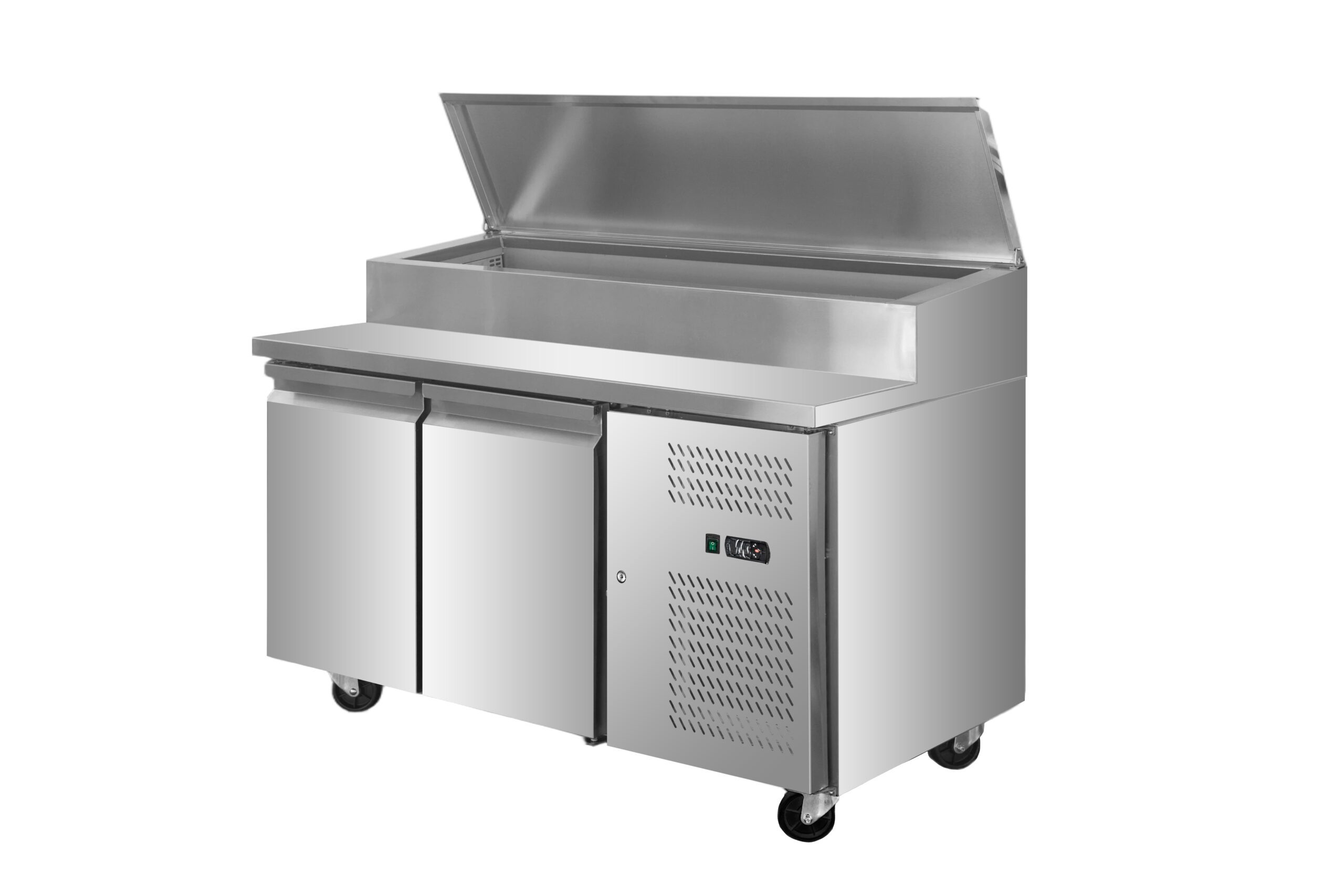 Infernus SH2700 Commercial Ventilated Service Counter 282L – 1.36m Prep Fridge (13A) - Image 2