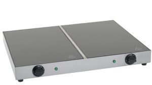 Infernus INF-TC2 Commercial 2 Zone Ceramic Glass Buffet Warmer Hot Plate (13A Plug)