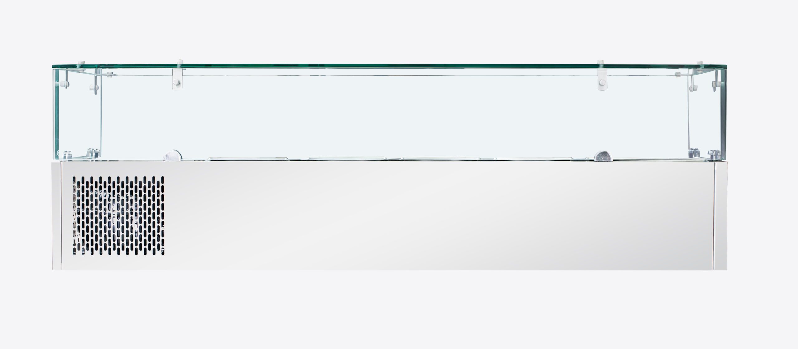 Infernus 1600mm Refrigerated Topping Unit with Glass Screen – VRX-1600 - Image 2