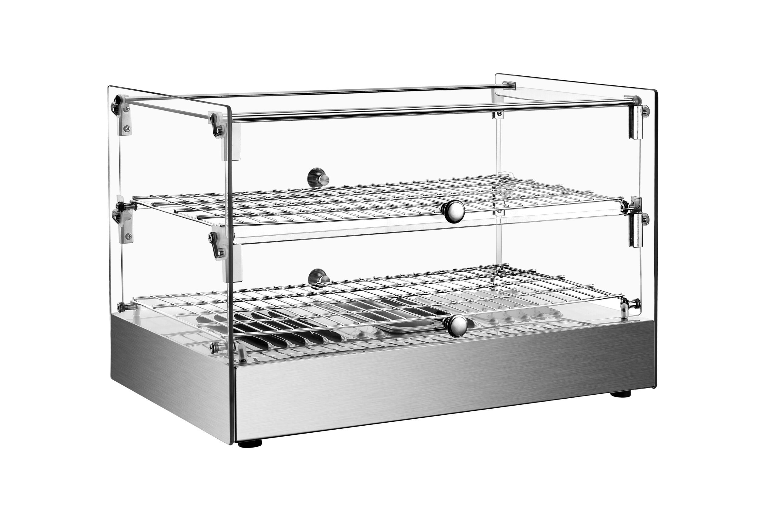 Infernus Double Shelf Counter Heated Display 50L - Squared
